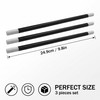 QEXUJOW Fancy Dress Wands, Three Black and White Plastic Wands,