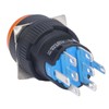 25Pcs Momentary Push Button Switch Self Locking 8 Pin Round