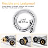 LEEFE PVC Smooth Shower Hose Flexible Anti-Kink Handheld Shower Head