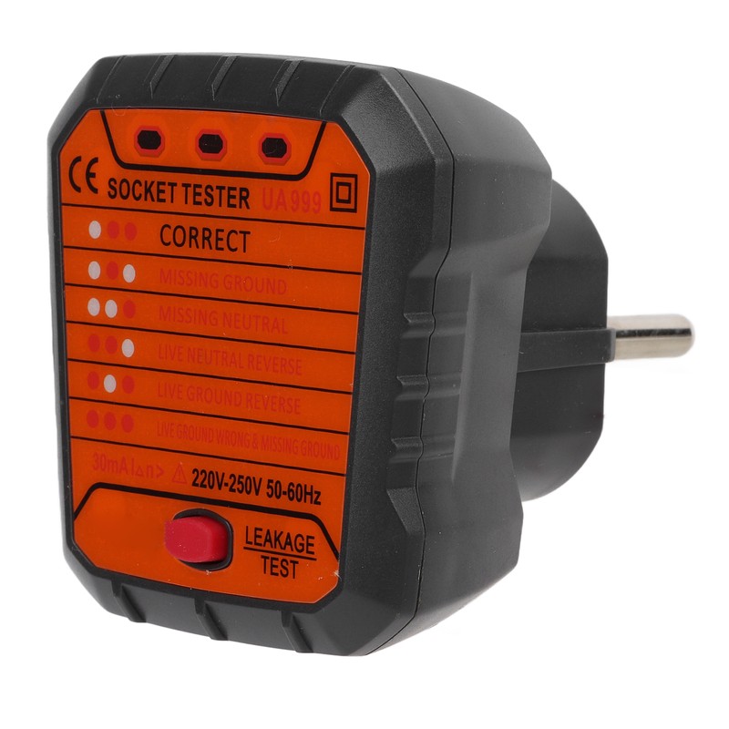 Socket Tester Multifunction Electric Socket Tester Mains Fault Checker Tool