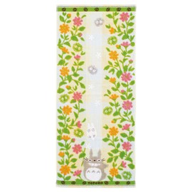 Marushin Face Towel Ghibli My Neighbor Totoro Flower Field Studio Ghibli Totoro Girls Boys Cute Face Towel Bath Towel Long Cotton 0590205600