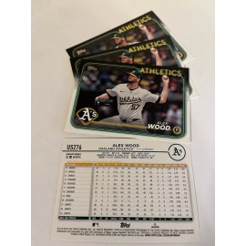 2024 Topps Update US-276 Alex Wood Oakland Athletics "4-card lot"