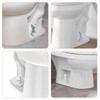 QIYUDA 4PCS Toilet Bolt Covers Decorative, Avoid Rusting Ceramic Toilet