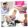 ORFOFE 6 Pcs Finger Straightener Plastic Thumb Splint with Sponge