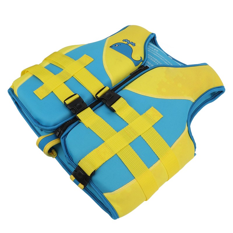Kids Buoyancy Vest Adjustable Double Belt Design Safe Children Floating