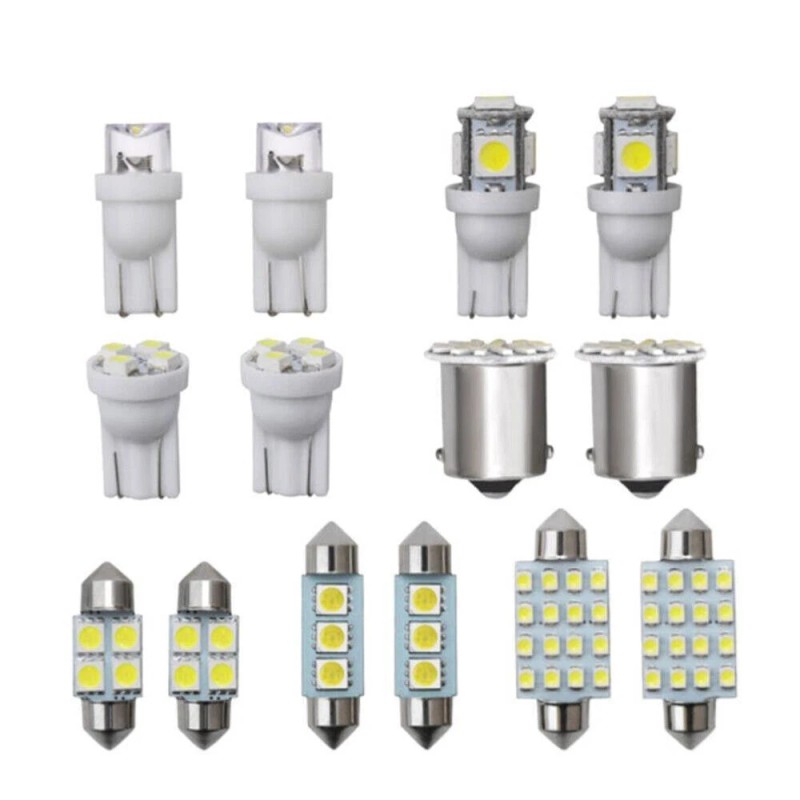 realtop3 14x LED Car Interior Kit for Map Dome License