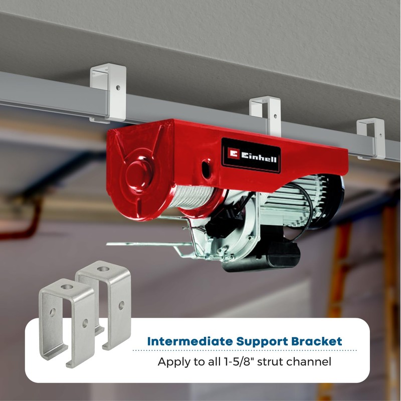 Channel Trolley Track Hanger Bracket, Intermediate Support Bracket for All