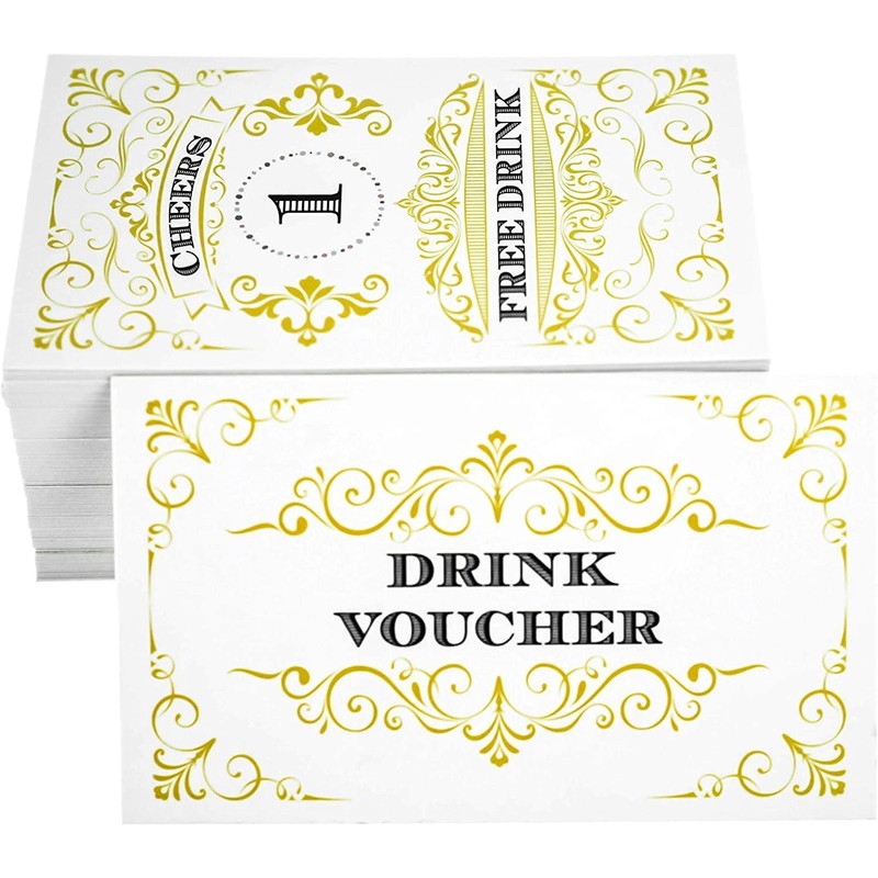 RXBC2011 100 Free Drink Tickets Coupons for a Free Drink