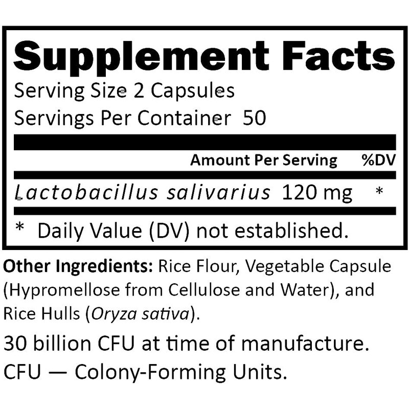 R-Garden L. Salivarius, 100 caps.
