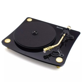 TechPlayUSA TechPlay Ghost, 2 Speed Belt Driven Turntable. Connects to Your Bluetooth Speakr - Black
