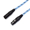 Premium Tweed Male to Female XLR Mic Lead/Braided Balanced Microphone