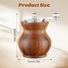 Felenny Manual Wooden Pepper Grinder Hand Crank Salt Mill with