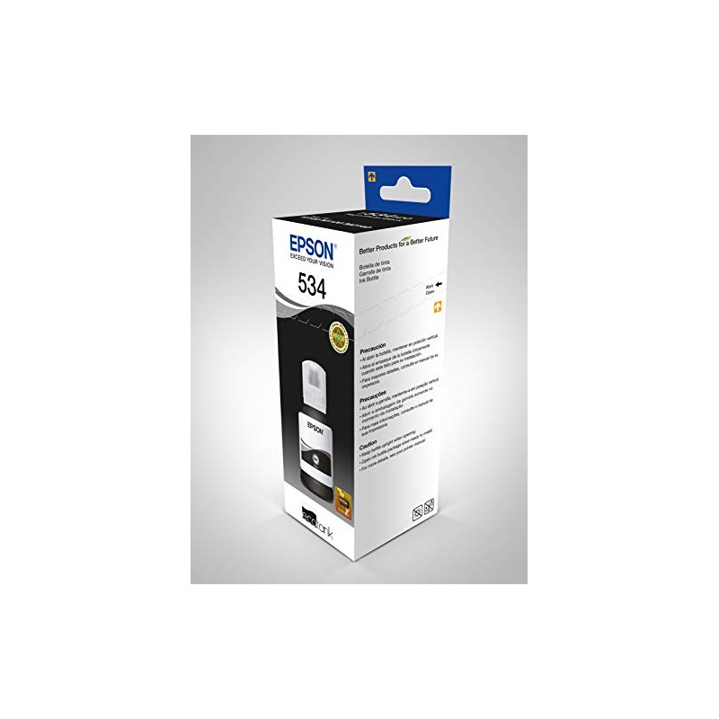 Epson Ecofit Botella de Tinta Pigmentada Color Negro T534
