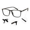 OCCI CHIARI Reading Glasses Men's Rectangle Reader Durable Spring Hinge