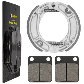 Caltric for Honda Mb5 Mb50S 1980 1981 1982 Front Brake Pads & Rear Brake Shoes