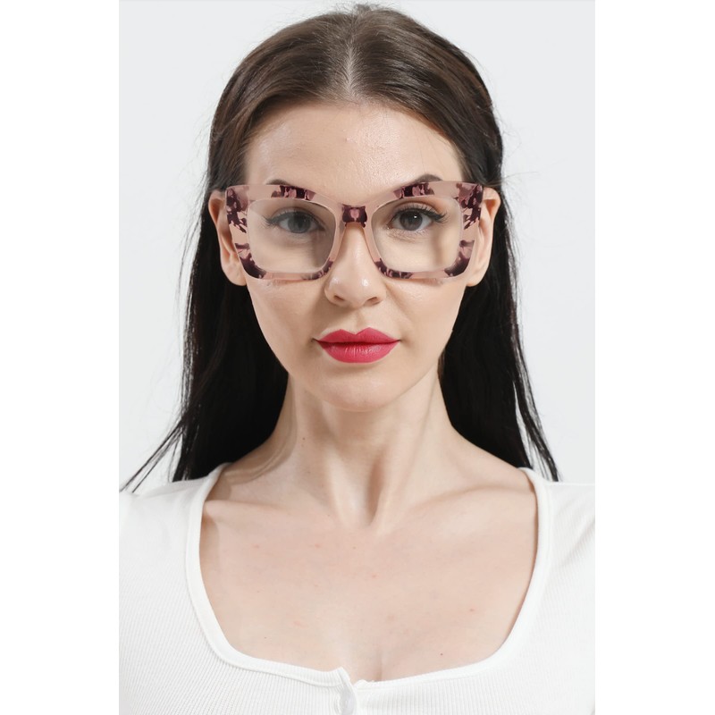 REAVEE 3 Pack Oversized Square Reading Glasses Oprah Style for