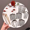 3 Pieces Hair Comb Metal Side Combs Hair Pins Insert