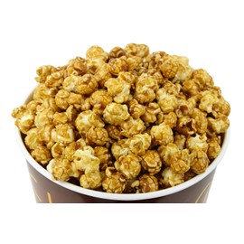 Signature Popcorn – Gourmet 1-Gallon Gold Chicago Skyline Reusable Plastic Bucket Tin, Caramel Popcorn - Holiday, Party & Corporate Gift