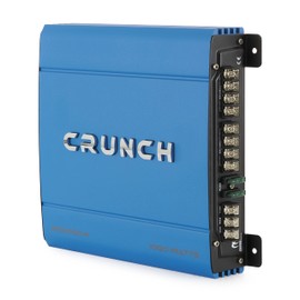 Crunch PowerDriveX 1000 Watt 4 Channel Blue A/B Car Stereo Amplifier (2 Pack)