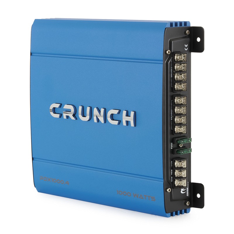 Crunch PowerDriveX 1000 Watt 4 Channel Blue A/B Car Stereo