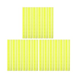 X AUTOHAUX 36 Pcs Yellow Bicycle Reflector Reflective Version Durable ABS