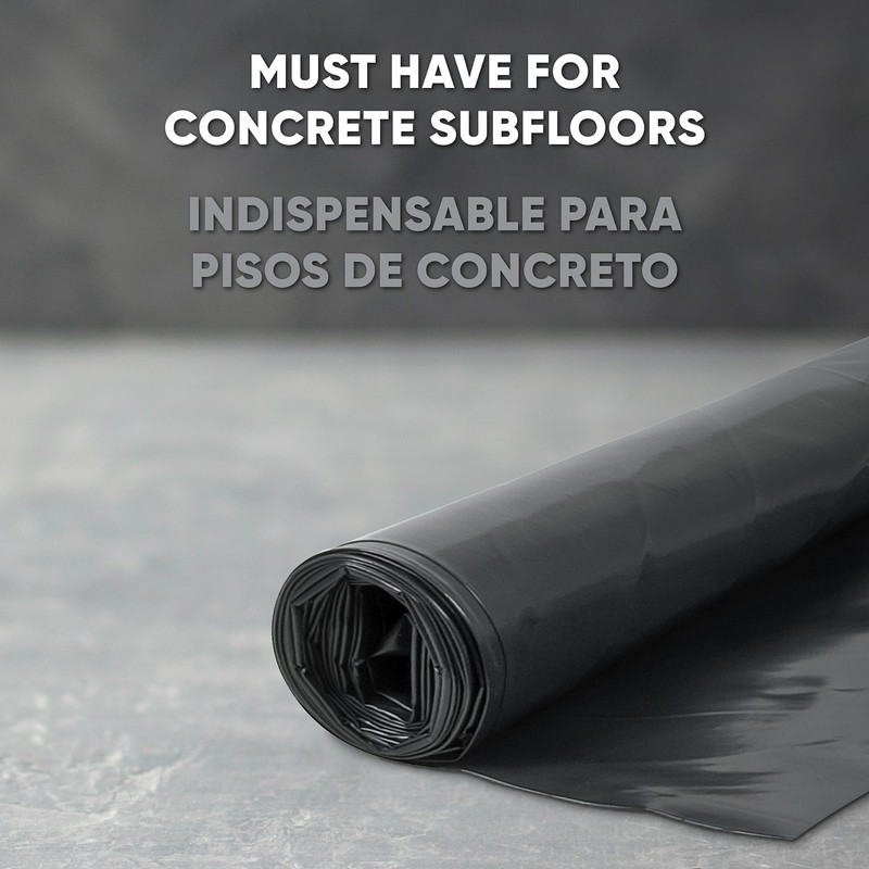 ROBERTS 70-115 Moisture Barricade Underlayment Film, for Vinyl, Laminate SPC,