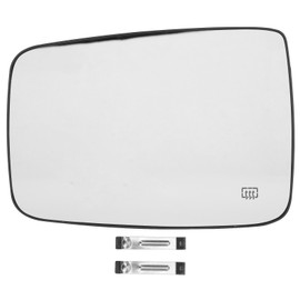 Side Mirror Glass Door Wing Mirror Glass with Heated Replacement for Dodge Ram 1500 2500 Left 68079363AA