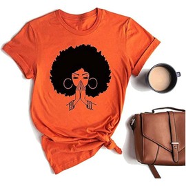 Black History Shirts Black Graphic tees for Men and Women, Magic Fashion Afro American Natural Hair Vintage Melanin T-Shirts