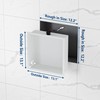 Neodrain Shower Niche with 3000K LED Downlight, 12X12Inch White Stainless