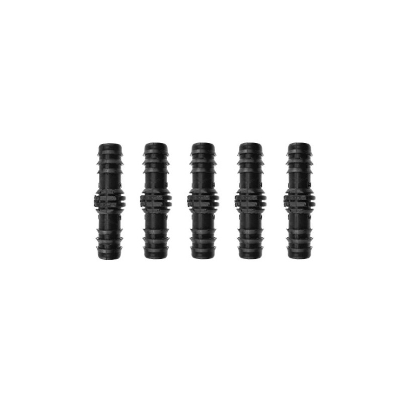 pack of 5 repair/joiner connectors for 13m/16mm ldpe irrigation water