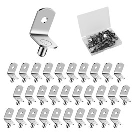 5mm Shelf Support Peg，L-Shaped Nickel-Plated Shelf pin Rack，Perforated Shelf Bracket Nails，Support Cabinet Shelf pinUsed for cabinets, Shelves and wardrobes