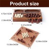 Hnefatafl Viking Chess Set Board Game Traditional Strategy Board Game