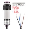 Heschen M18 Column Infrared Photoelectric Proximity Switch, Diffuse Reflection Type,