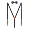 WANYING Men's 2 cm Braces Bow Tie Sets – PU