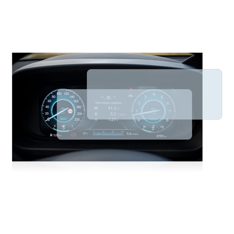 BROTECT Anti-Glare Screen Protector for Hyundai i20 BC3 2021 Cockpit