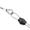 Antrader M3 Simplex Single Bolt Wire Rope Clips,10Pcs 304 Stainless