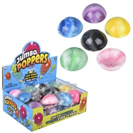 Rhode Island Novelty 2.25" Large Marble Poppers, 36 Pieces per Order