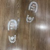 Antracita Christmas footprints Santa and reindeer templates