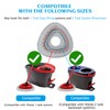 4 Pack Mop Heads Replacement Compatible with Vileda 1 Tank