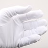 Dexac Microfiber Gloves Scratches Fingerprints (White) Protection for Jewelry Collectibles