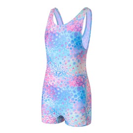 J·E Sterguard - Traje de baño de una pieza para niñas y niños de 6 a 14 años - Leopardo, para 14 Años