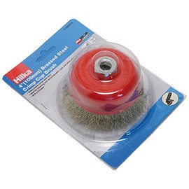 Hilka 51960104 Brassed Steel Crimp Cup Brush