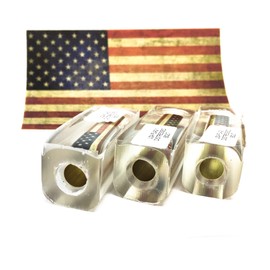 (1) One Pen Blank PKM USA DISTRESSED FLAG LABEL CAST ACRYLIC PEN BLANK FITS 30 CAL BOLT ACTION