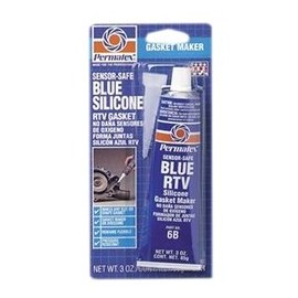 Permatex 80022 3 Oz Sensor-Safe Blue RTV Silicone Gasket Maker (5 PACK)
