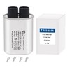 Tnisesm Microwave Capacitor 0.95uF 2100V, High Voltage Capacitor 1/4" Standard