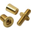 Brass Cane Hardware Kit - Durable Cane Hardware Kits w/Cane