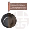 WANGYUANJI 10.24" (26 cm) Iron Wok with Glass Lid —