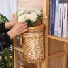 Woven Wicker Hanging Basket Door Hanging Basket Wall Decorations for