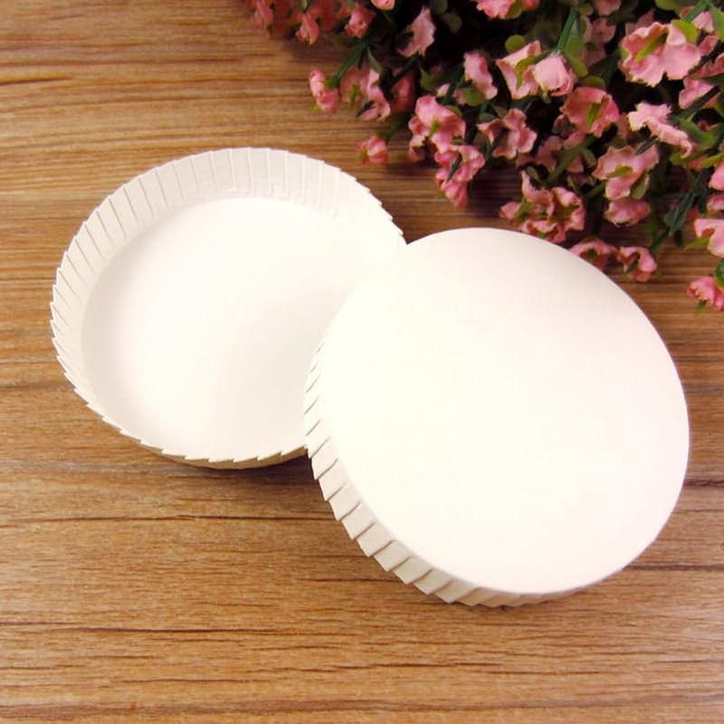 PRETYZOOM 100Pcs Disposable Paper Cup Lids - Hot Cup Covers