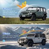 XCBYT 2019-2024 Wrangler Window Shades | 6 Layers Thickened Car
